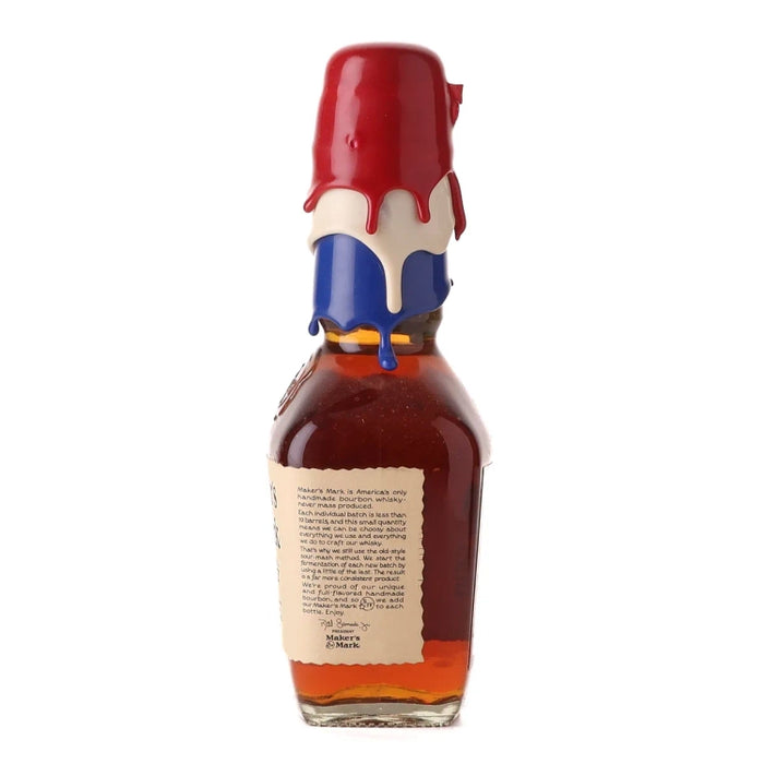 Maker's Mark Special Edition Red, White & Blue Kentucky Straight Bourbon Whisky Signed 375ml