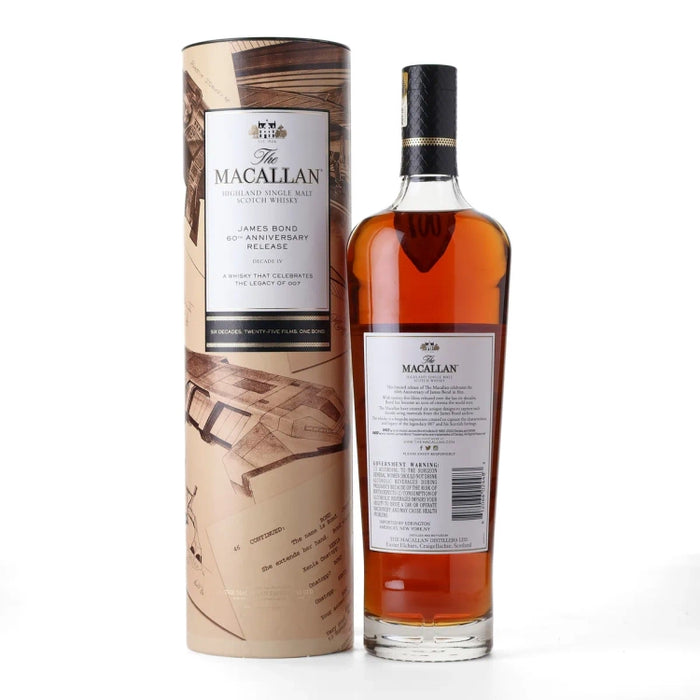 Macallan James Bond 60th Anniversary Decade IV Single Malt Scotch Whisky 700ml