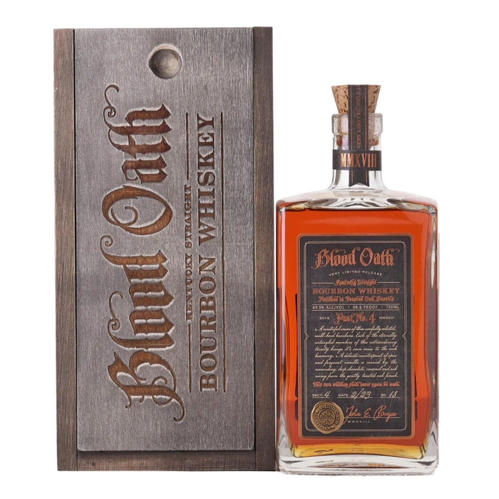 Blood Oath Pact No. 4 Kentucky Straight Bourbon Whiskey 750ml