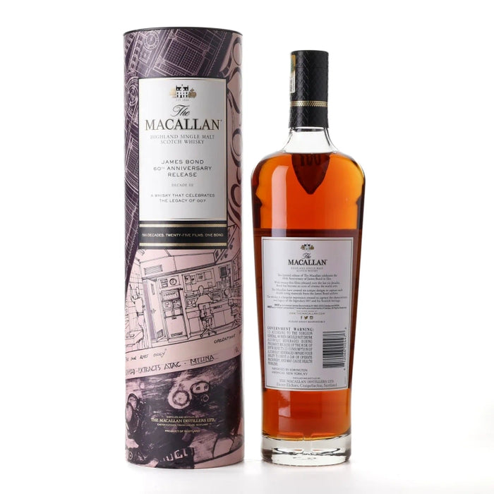 Macallan James Bond 60th Anniversary Decade III Single Malt Scotch Whisky 700ml