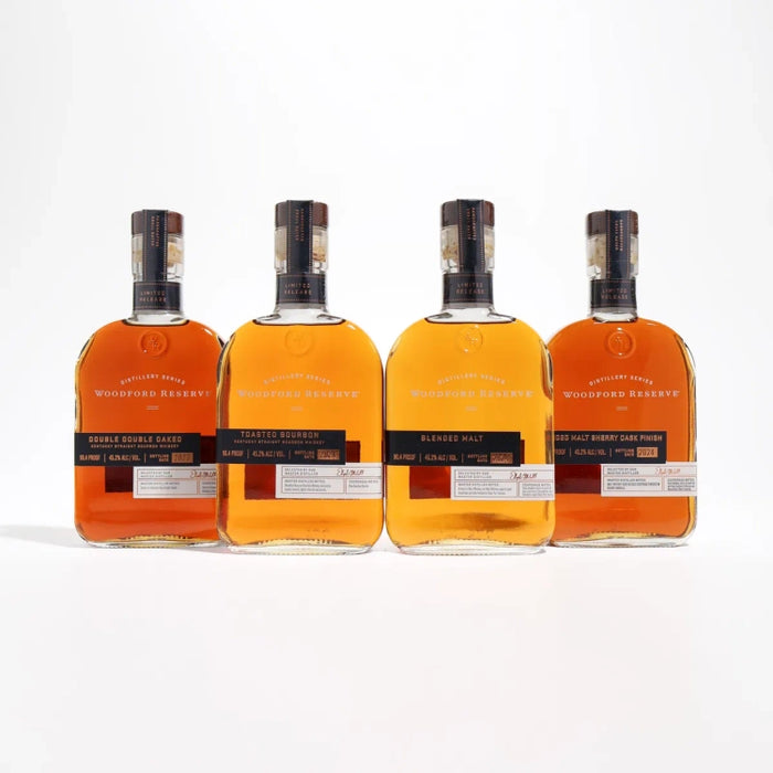 Woodford Reserve Distillery Series Whiskey Bundle 375ml OWC 4-Pack