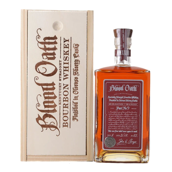 Blood Oath Pact No. 9 Kentucky Straight Bourbon Whiskey 750ml