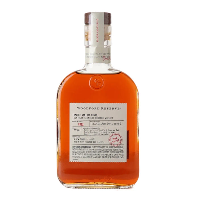 2022 Woodford Reserve Distillery Series Toasted Oak Oat Grain Kentucky Straight Bourbon Whiskey 375ml