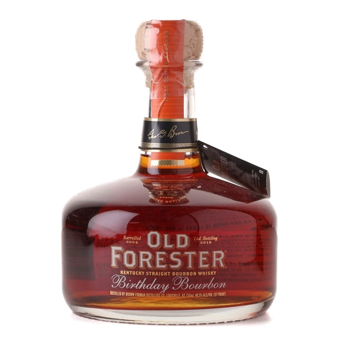2016 Old Forester Birthday Bourbon 12 Year Old Kentucky Straight Bourbon Whiskey 750ml