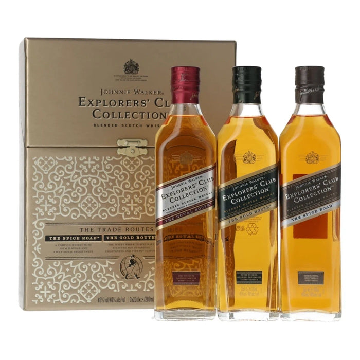 Johnnie Walker Explorers Club Collection Gift Set Blended Scotch Whisky 200ml
