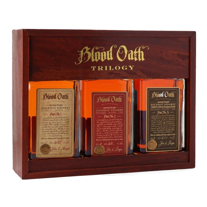 Blood Oath Trilogy Pact No 1-2-3 Bourbon Whiskey OWC 750ml