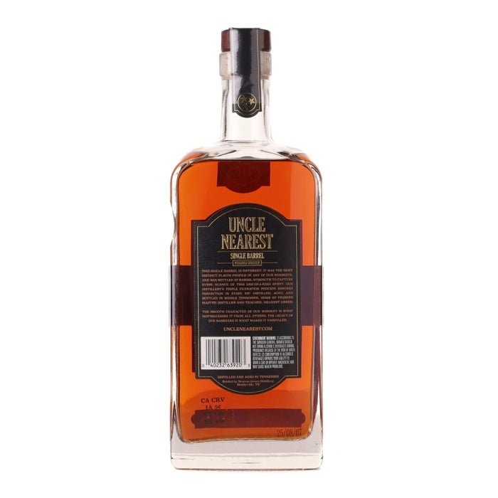 Uncle Nearest Premium Whiskey Lit Cigar Lounge Private Barrel Selection 750ml