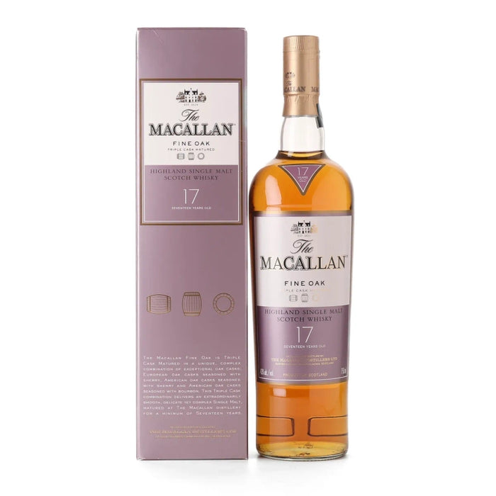 Macallan Fine Oak 17 Year Old Single Malt Scotch Whisky 750ml