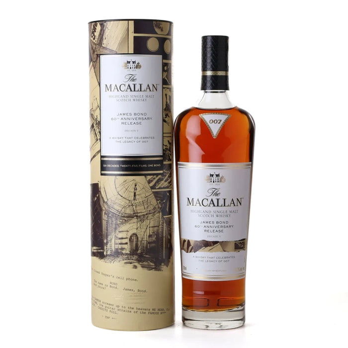 Macallan James Bond 60th Anniversary Decade V Single Malt Scotch Whisky 700ml