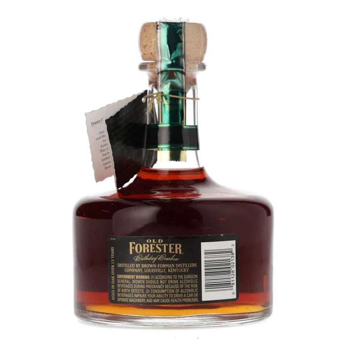 2008 Old Forester Birthday Bourbon 13 Year Old Kentucky Straight Bourbon Whiskey 750ml