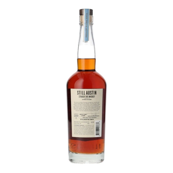 Still Austin Distillery Reserve Series Ex Blue Corn Bourbon Finished Straight Rye Whiskey 750ml