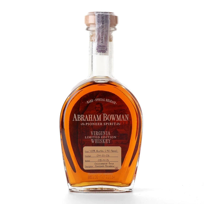 A. Smith Bowman Abraham Bowman Gingerbread Beer Finished Virginia Whiskey 750ml
