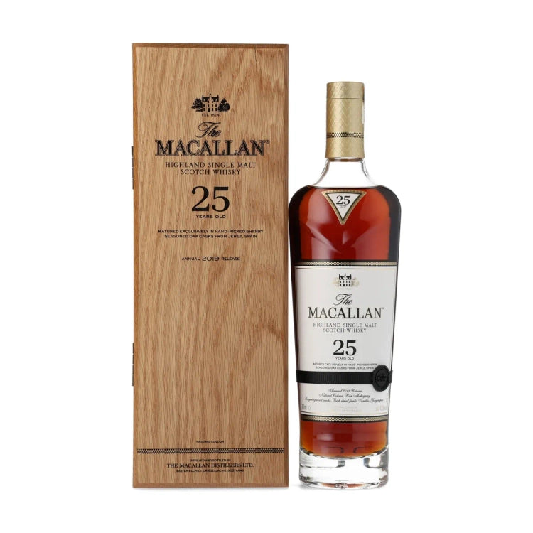 2020 Macallan Sherry Oak 25 Year Old Single Malt Scotch Whisky