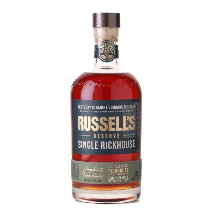 2025 Russell's Reserve Single Rickhouse Camp Nelson E Limited Release Kentucky Straight Bourbon Whiskey 750ml
