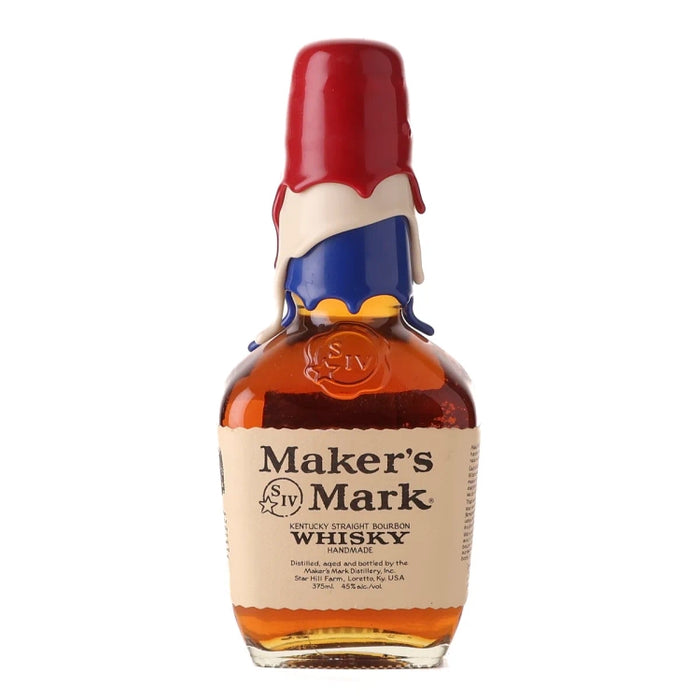 Maker's Mark Special Edition Red, White & Blue Kentucky Straight Bourbon Whisky Signed 375ml
