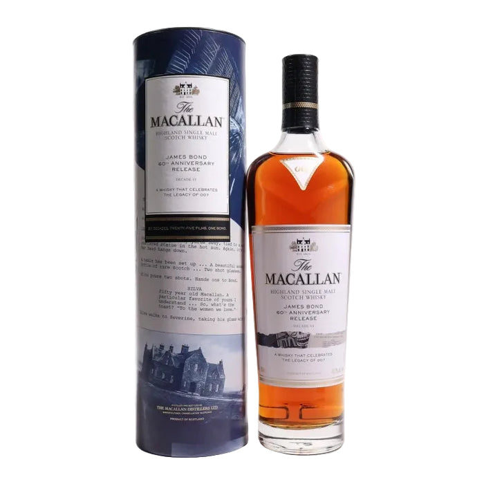 Macallan James Bond 60th Anniversary Decade VI Single Malt Scotch Whisky 700ml