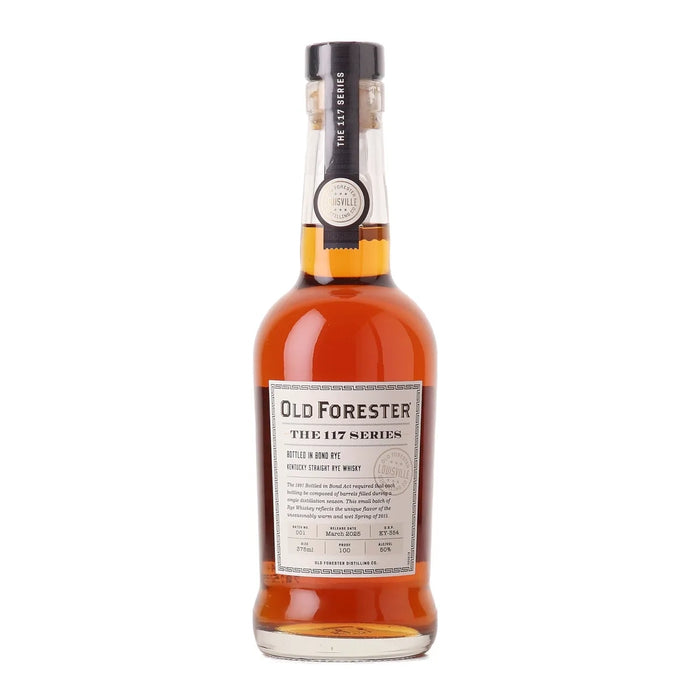 Old Forester 117 Series Bottled in Bond 9 Year Batch 001 Kentucky Straight Rye Whiskey 375ml