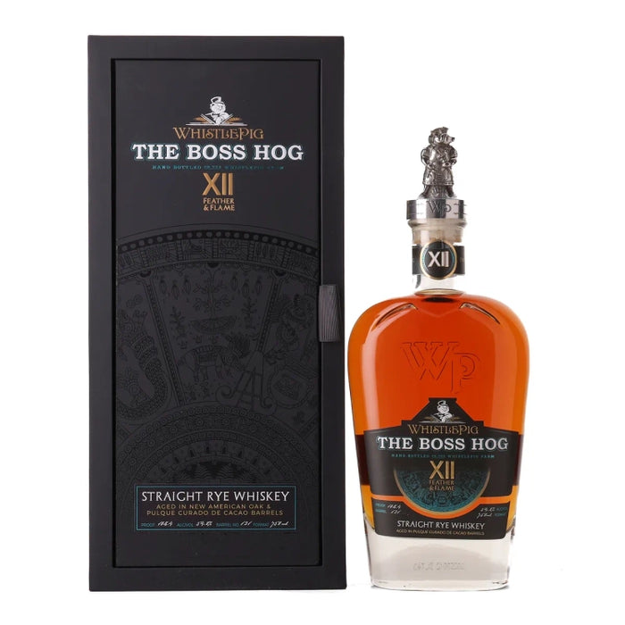 2025 WhistlePig The Boss Hog XII 'Feather & Flame' Straight Rye Whiskey 750ml