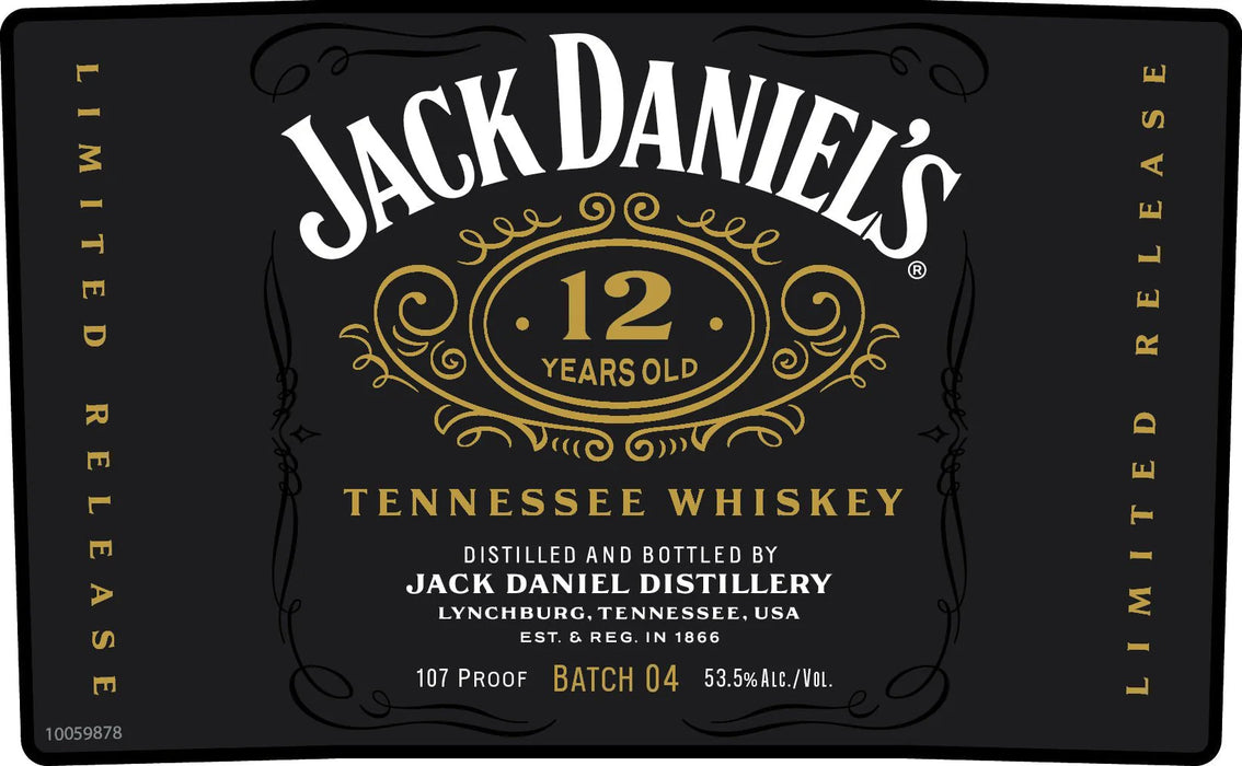 Jack Daniel's 12 Year Old Batch 04 Tennessee Whiskey 700ml