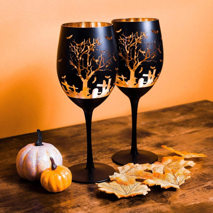 Halloween Wine Glasses