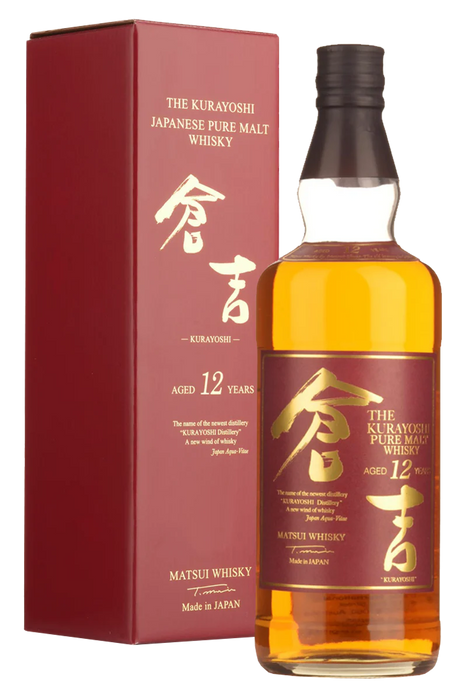Matsui Shuzo The Kurayoshi 12 Year Old Pure Malt Japanese Whisky 700ml