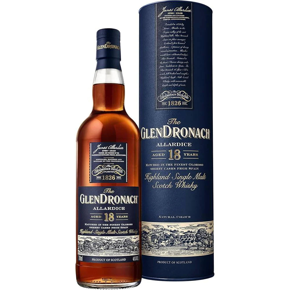 GLENDRONACH ALLARDICE 18年 グレンドロナック Glendronach Allardice 18 Year Old Single Malt Scotch Whisky 750ml