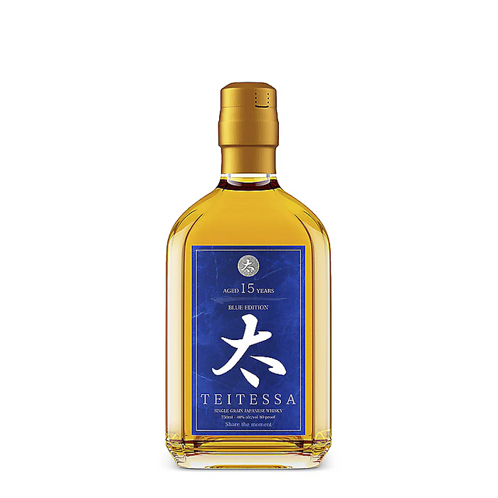 Teitessa 15 Year Old Blue Edition Single Grain Japanese Whisky 750ml
