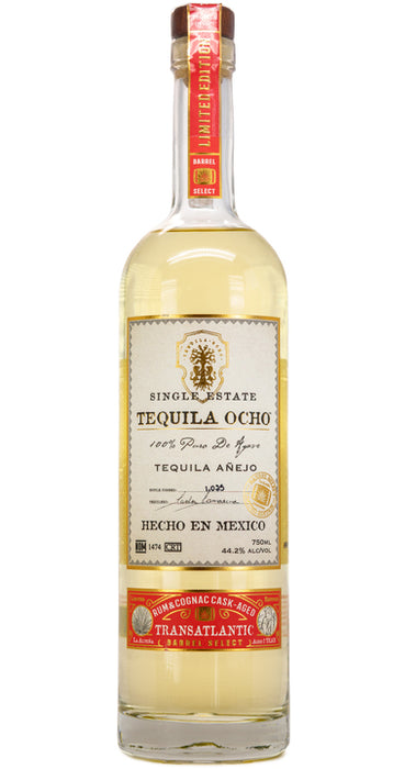Tequila Ocho Transatlantic Barrel Select Anejo Tequila 750ml