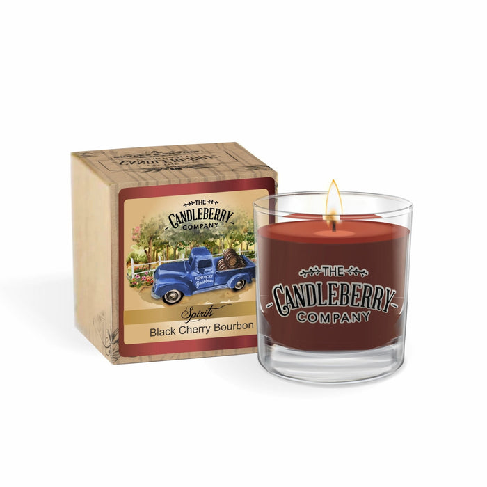 SPIRITS - Black Cherry Bourbon™, Rocks Glass Candle (Collective)