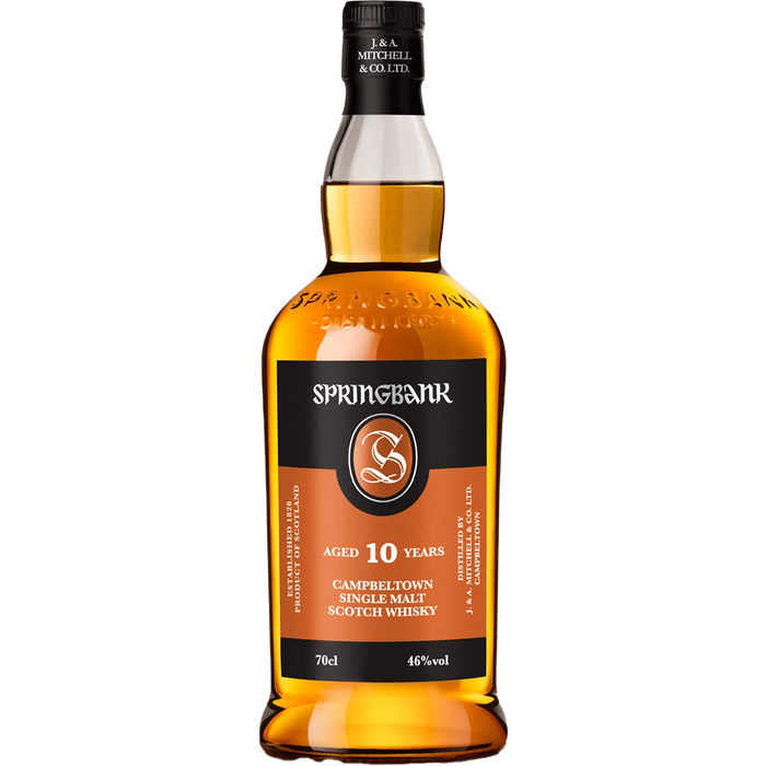 Springbank 10 Year Old Single Malt Scotch Whisky 750ml