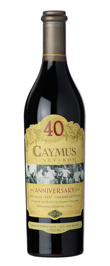 2012 Caymus Vineyards 40th Anniversary Cabernet Sauvignon 1Lt