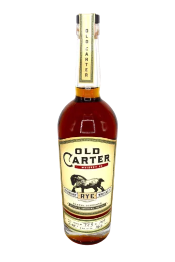 Old Carter Barrel Strength Straight RYE Whiskey Batch 3 116.2 proof