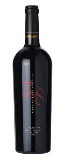 Vineyard 7 & 8 Cabernet Sauvignon Correlation 2012