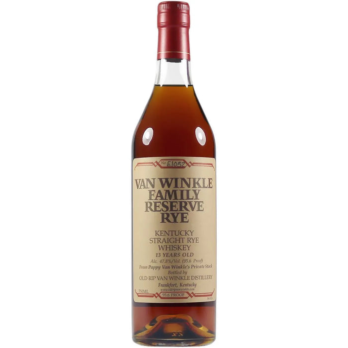 Old Rip Van Winkle Family Reserve 13 Year Old Kentucky Straight Rye Whiskey
