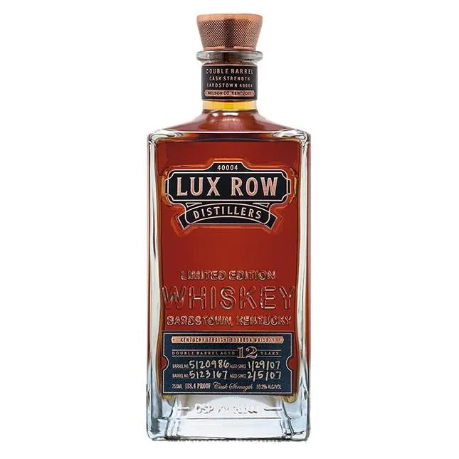 Lux Row Distillers 12 Year Old Double Barrel Straight Bourbon Whiskey