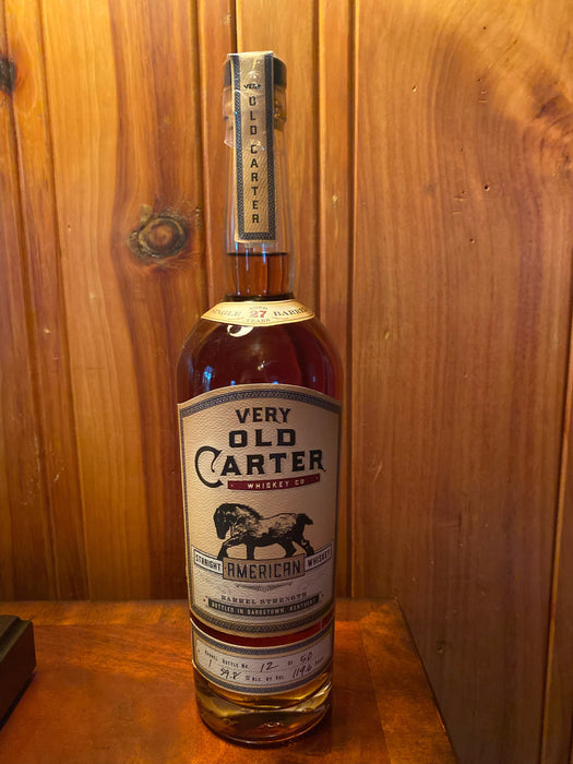 Old Carter Whiskey Co. 27 Year Old Barrel Strength Straight American Whiskey Barrel 1 Btl 12 of 50