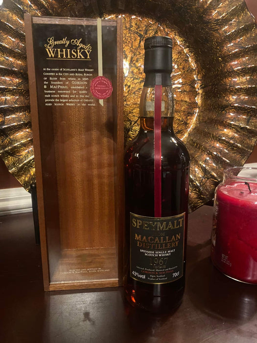 Gordon & MacPhail Speymalt Macallan Single Malt Scotch Whisky 1967