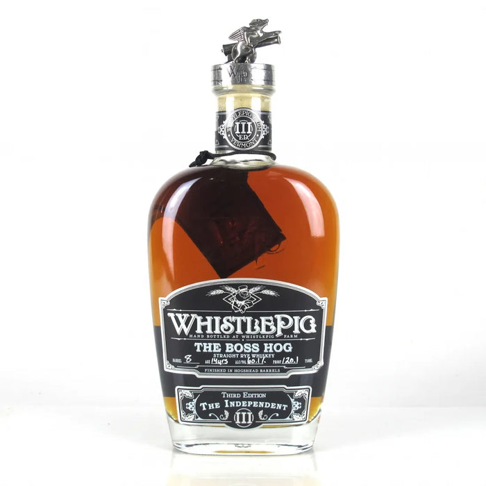 WhistlePig The Boss Hog 3rd Edition 'The Independent' Straight Rye Whiskey