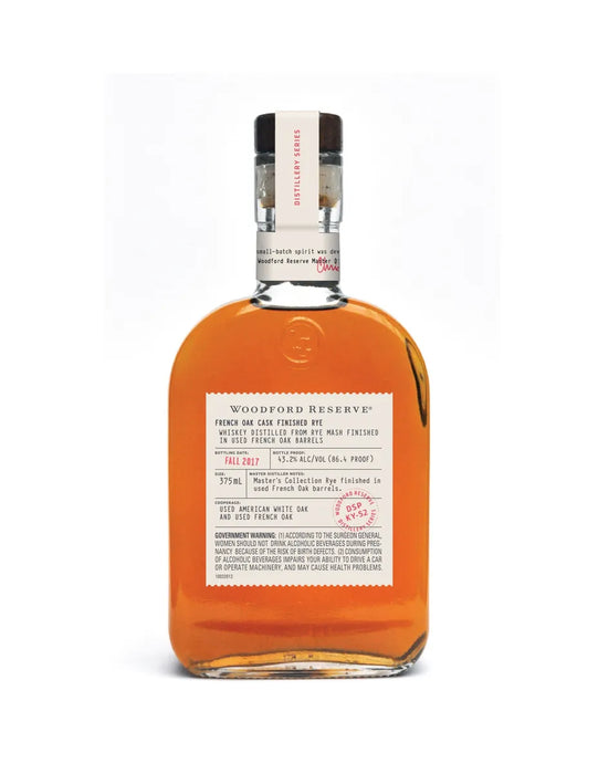 2017 Woodford Reserve Series French Oak Cask Finished Rye Whiskey