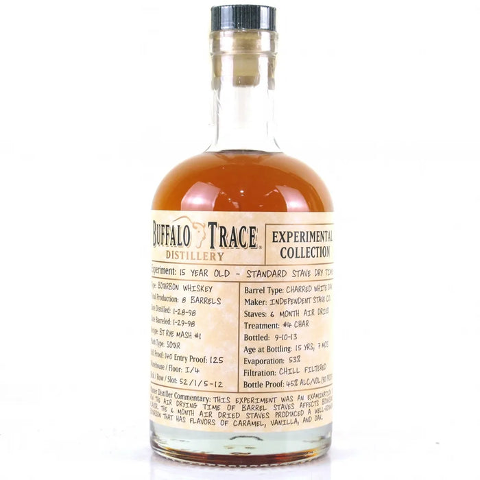 Buffalo Trace Experimental Collection 15 Year Old Standard Stave Dry Time 375ml