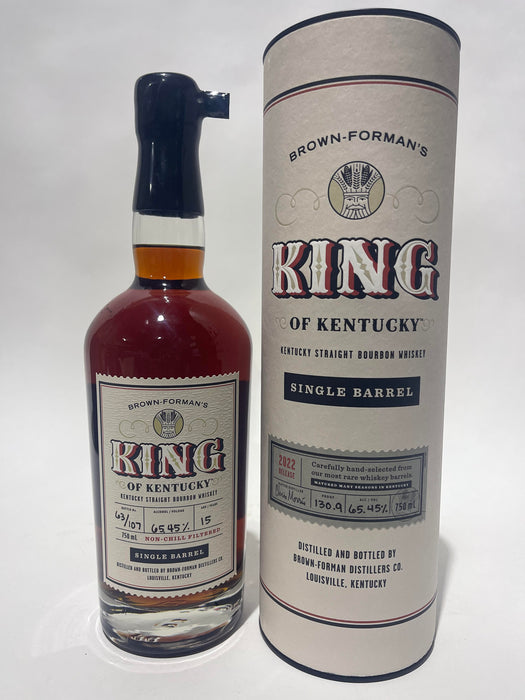 2022 Brown Formans King of Kentucky 15 Year Old Single Kentucky Straight Bourbon Whiskey 750ml