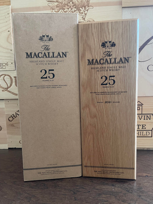 2021 Macallan Sherry Oak 25 Year Old Single Malt Scotch Whisky