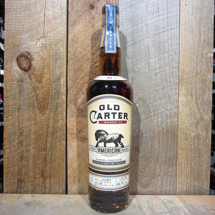 Old Carter 13 Year Old Barrel Strength Batch 5 Straight American Whiskey 750ml