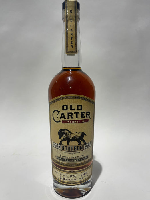 Old Carter Whiskey Co. Batch 1 Straight Bourbon Whiskey 108.9 proof