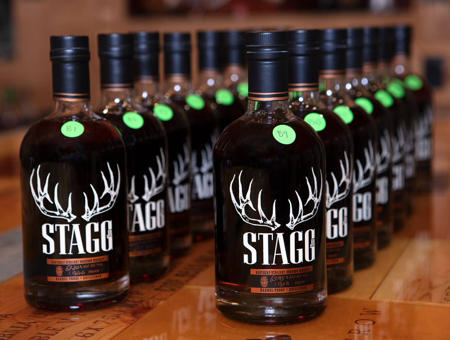 Stagg Jr Kentucky Straight Bourbon Limited Edition Barrel Proof Batch 1-16 Vertical