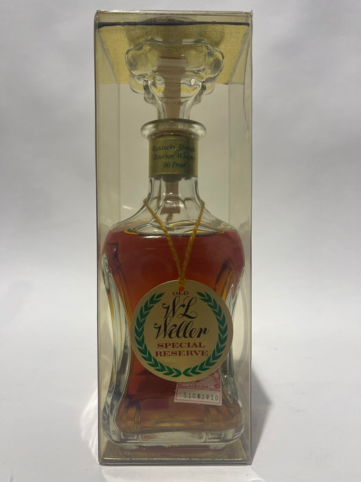 Weller Special Reserve 8 year Bourbon decanter 1970's Pint