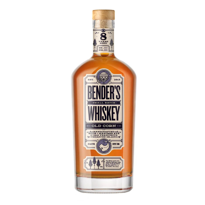 Bender's 8 year Small Batch Old Corn Whiskey 90 proof