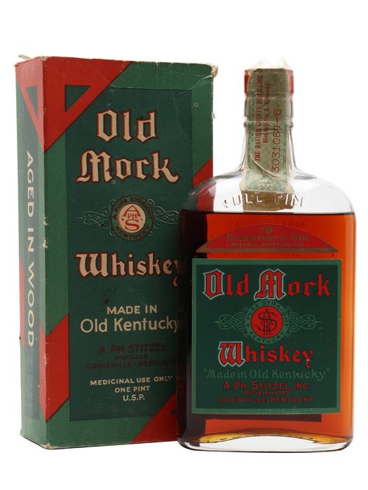 Old Mork Whiskey Distilled 1916 Bottles in 1933 18 year and box made by A Ph Stizel