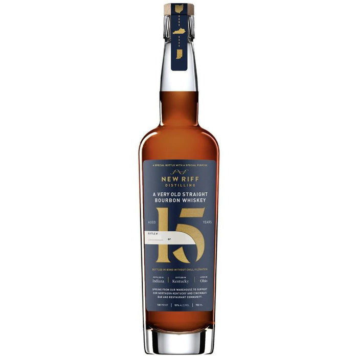New Riff A Very Old Straight Bourbon Whiskey Aged 15 years