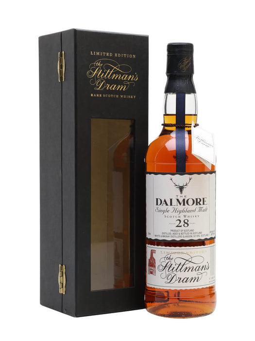 The Dalmore 28 Year Old Stillman's Dram Highland Single Malt Scotch Whiskey with box 1999